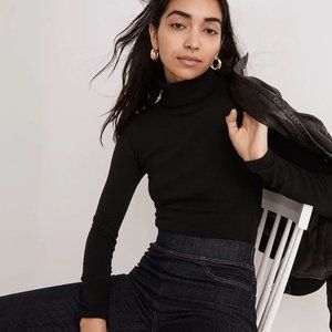 MADEWELL black turtleneck bodysuit S